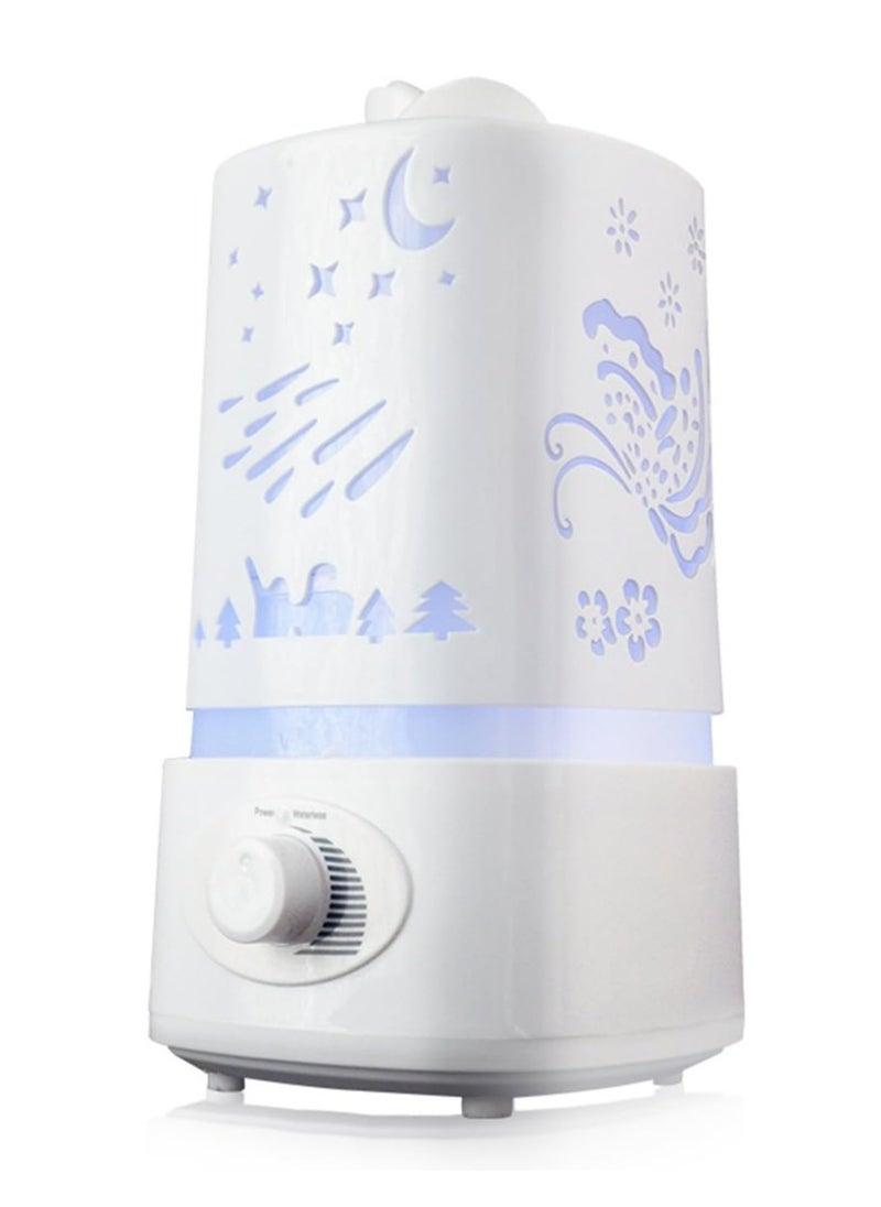 Estrella Aromatherapy Air Humidifier,Essential Oil Diffuser Fogger with Pattern and Anti-corrosion Design,LED Night Light, Waterless Auto Shut-off For Home And Office  - Image 1