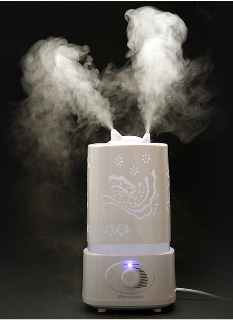 Estrella Aromatherapy Air Humidifier,Essential Oil Diffuser Fogger with Pattern and Anti-corrosion Design,LED Night Light, Waterless Auto Shut-off For Home And Office  - Image 2