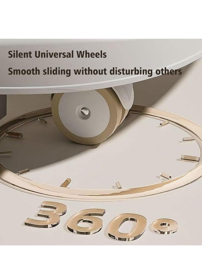 بيبي لاند مشاية أطفال، مشاية أطفال دائرية متعددة الاستخدامات 5 في 1، ارتفاع قابل للتعديل، قابلة للطي، مركز أنشطة مع عجلات وصينية ألعاب موسيقية، مشاية أطفال رضع للأولاد والبنات من عمر 6 إلى 24 شهرًا (بيج) - Image 4