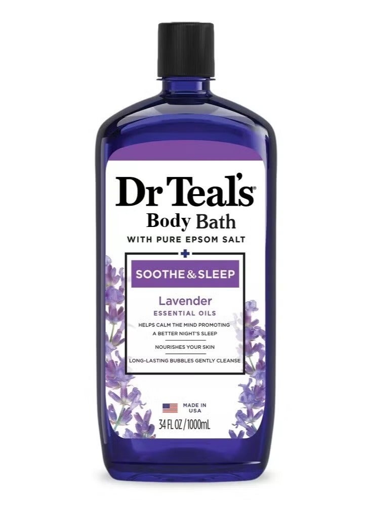 Dr Teal's Body Wash With Pure Epsom Salt, Lavender - 1000ml - Image 1