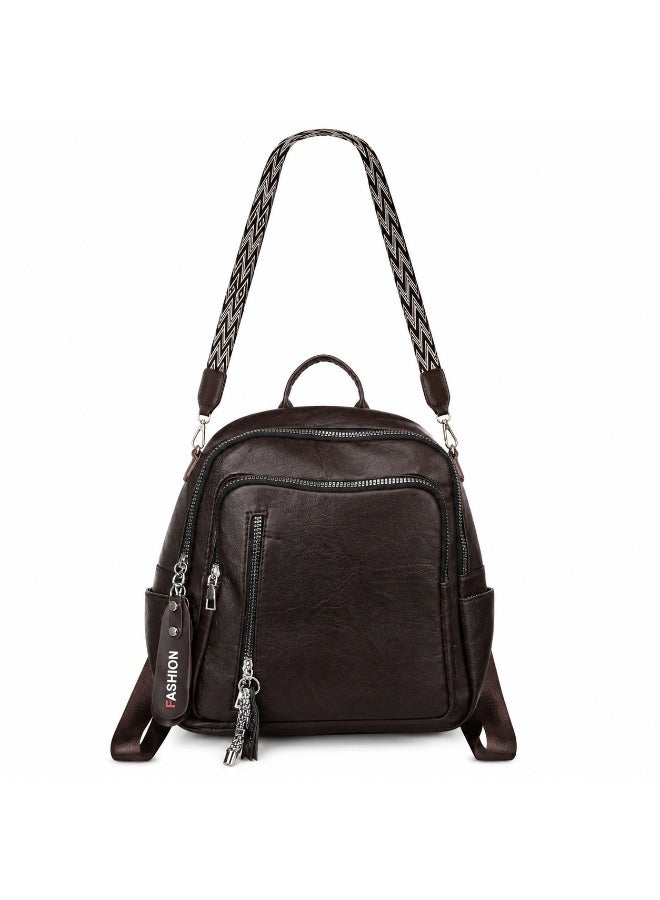 Women’s Convertible Shoulder Bag and Backpack with Multiple Zipper Pockets – Practical Everyday Bag for Work, College, Shopping and Travel - Image 3