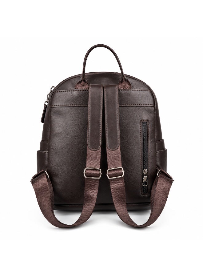 Women’s Convertible Shoulder Bag and Backpack with Multiple Zipper Pockets – Practical Everyday Bag for Work, College, Shopping and Travel - Image 4