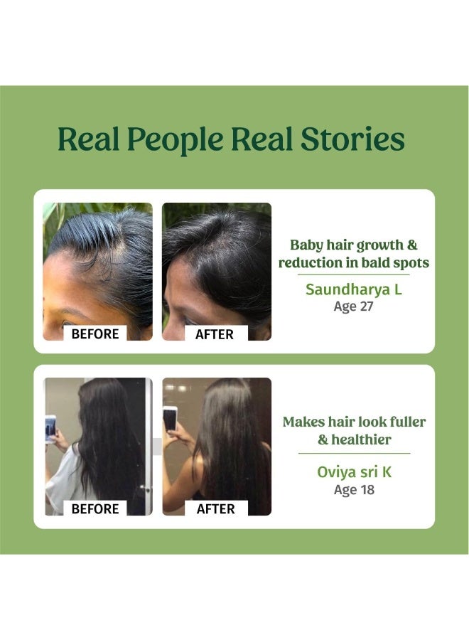 vilvah STORE Hair Strengthening Combo, Goatmilk Shampoo 250ml  Hair Growth oil 100ml - Image 4