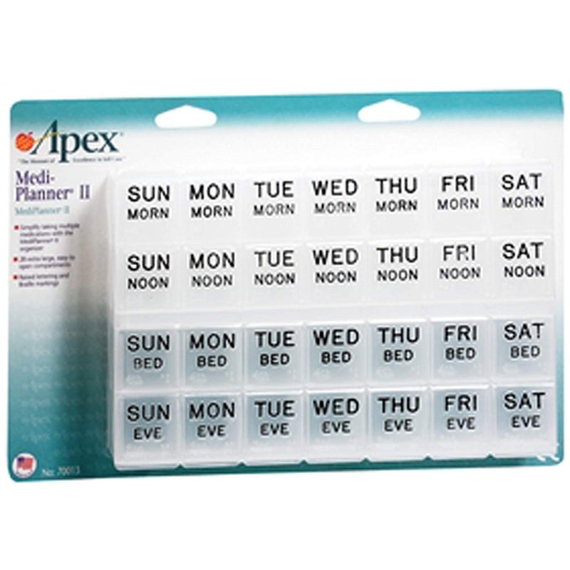 Apex Clear Mediplanner II (Colors may vary)