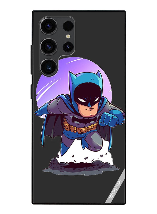 VR CREATIVE Protective Case Cover For Samsung Galaxy S23 Ultra 5G Superhero Batman Design Multicolour - Image 1