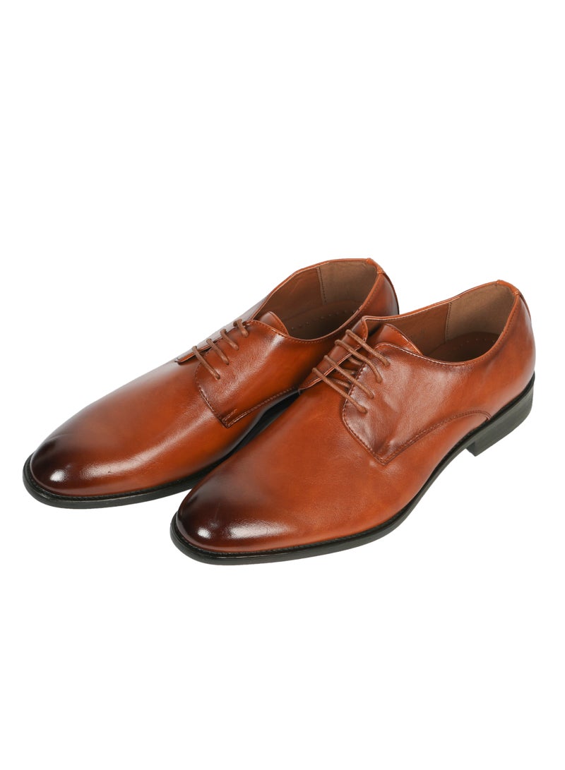 Men's formal Lace up Tan - Image 1