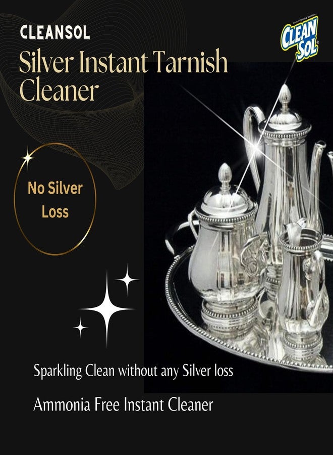 كلينسول سائل تنظيف الفضة Cleansol - 250 مل | منظف فوري للفضة ومزيل للبقع عن أدوات العبادة والأواني والمجوهرات | سائل تنظيف لامع للفضة والحلي - Image 4