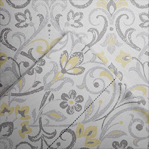 Pointehaven 200 GSM Flannel Sheet Set, Full, Meadow - Image 4