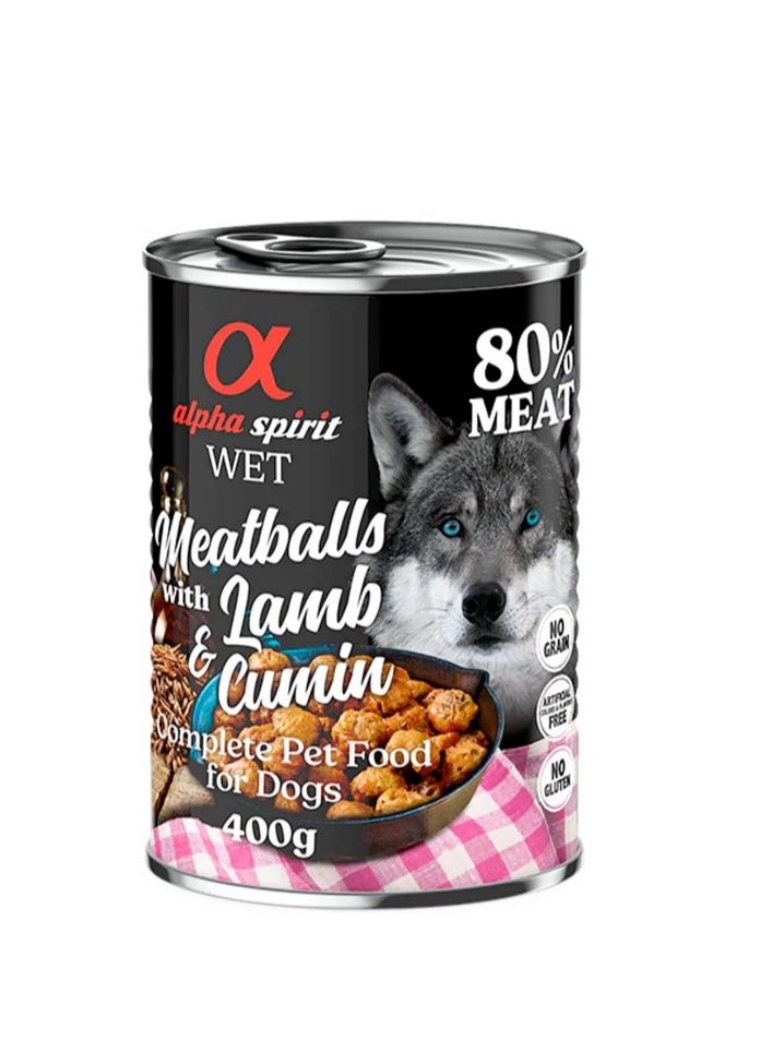 Alpha Spirit - Alpha Spirit Meatballs with Lamb and Cumin – 400g - Image 1
