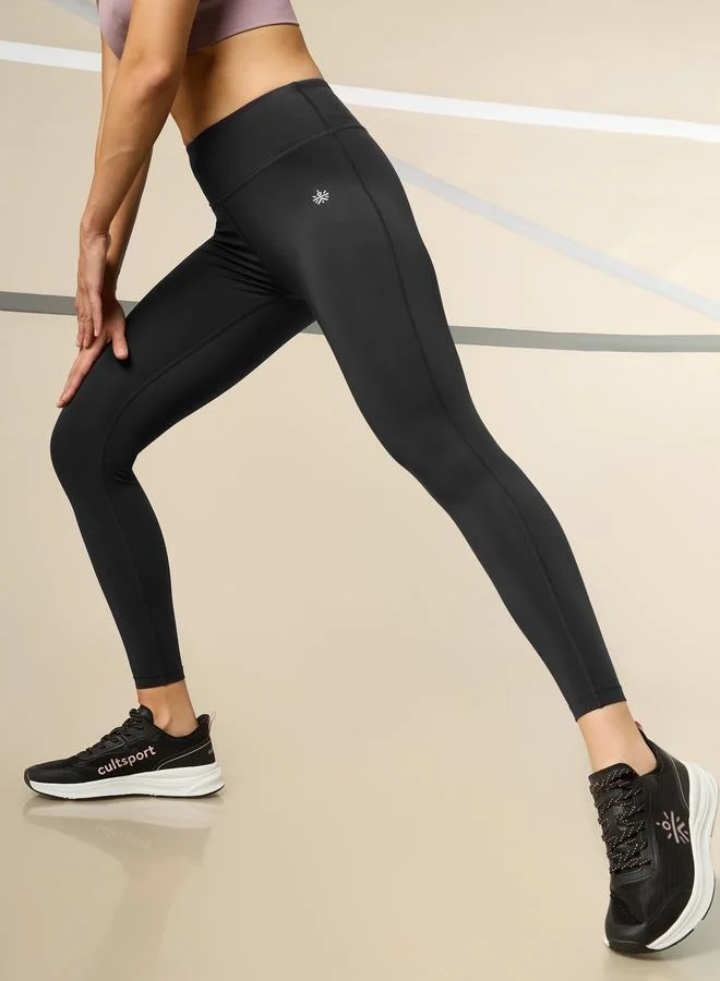Cult Black All Day Performance Solid Tights