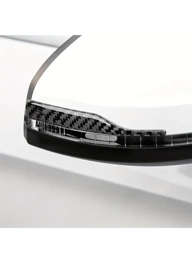 Carbon Fiber Scratch Strips For Rearview Mirror Protection Car Side Mirror - Image 5