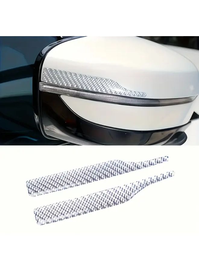 Carbon Fiber Scratch Strips For Rearview Mirror Protection Car Side Mirror - Image 3