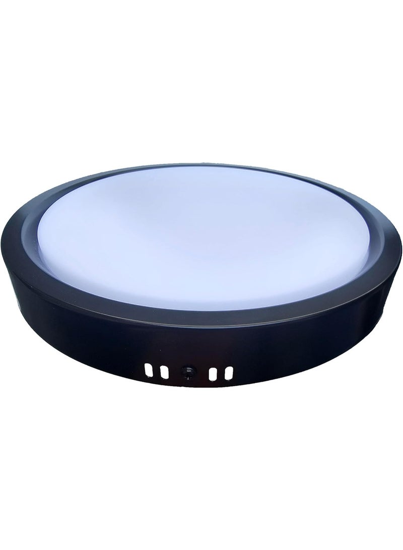 Narken 50W Warmwhite Sunset 3000K LED Power Saving Black Metal Body Back Lit Surface Round Panel Ceiling Light. - Image 2