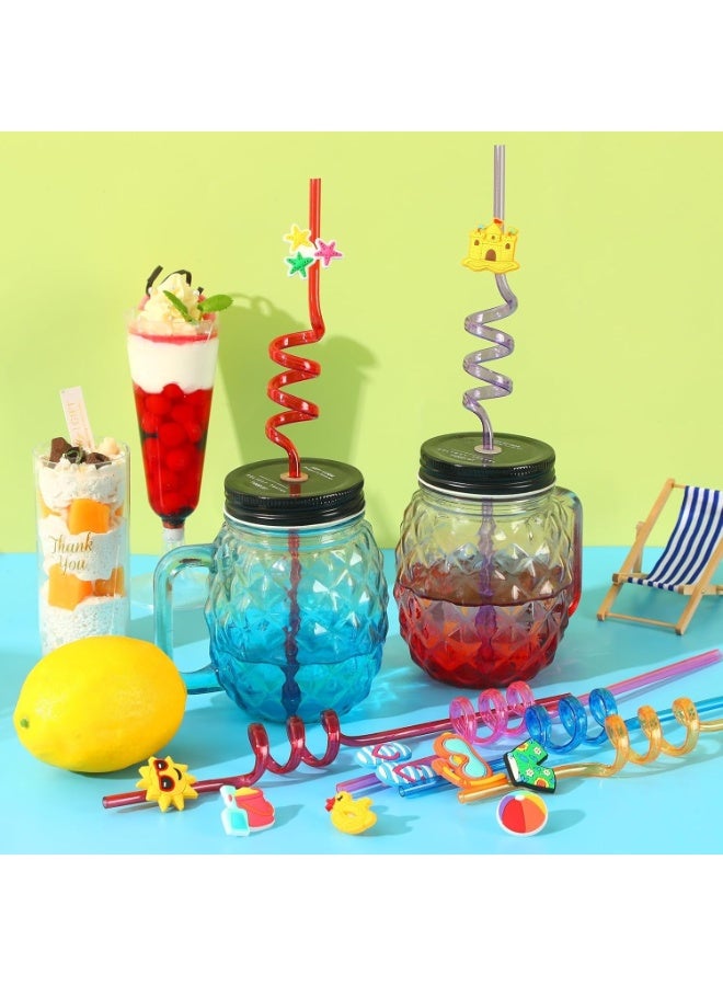 Party Drinking Straws with Assorted Designs for Kids and Students, 12-Pack - Image 3