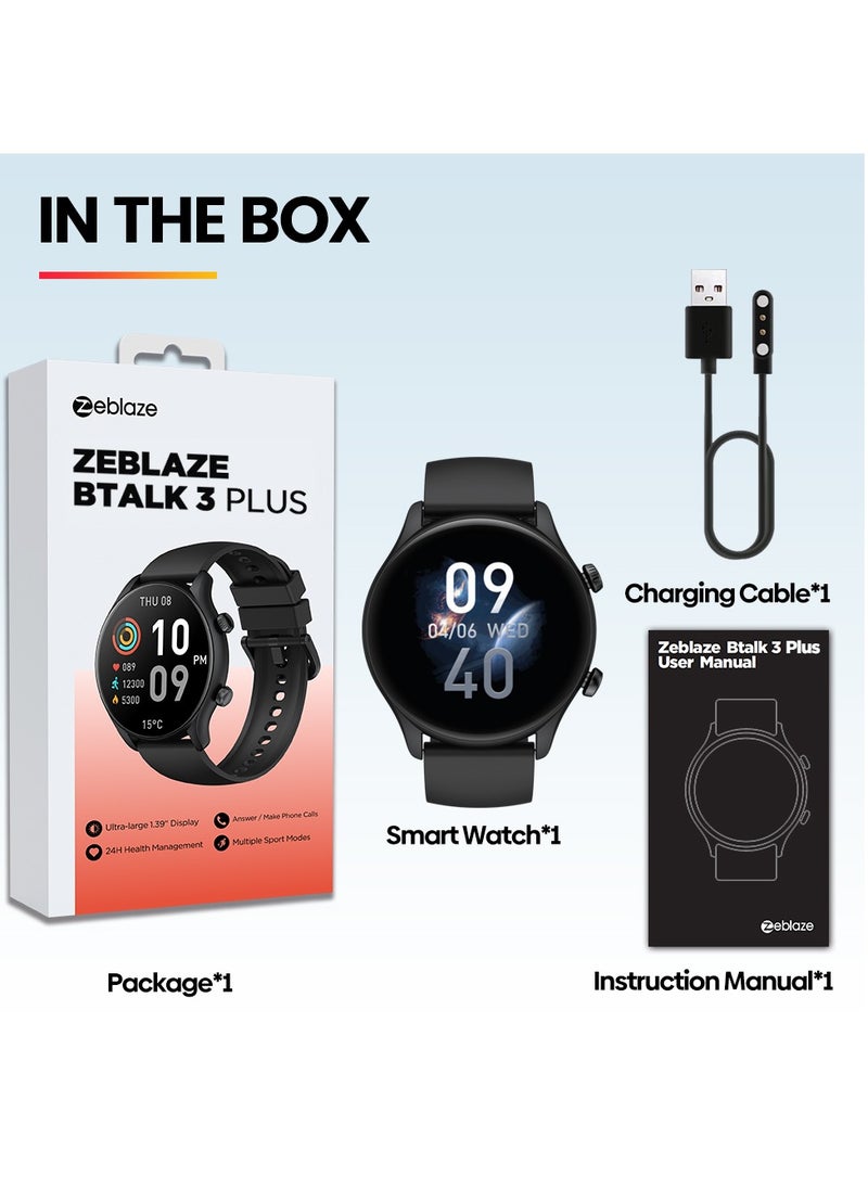 Zeblaze - Smart Watch 1.39'' Large HD Color Display Fitness Tracking Smartwatch for Men and Ladies - Image 1