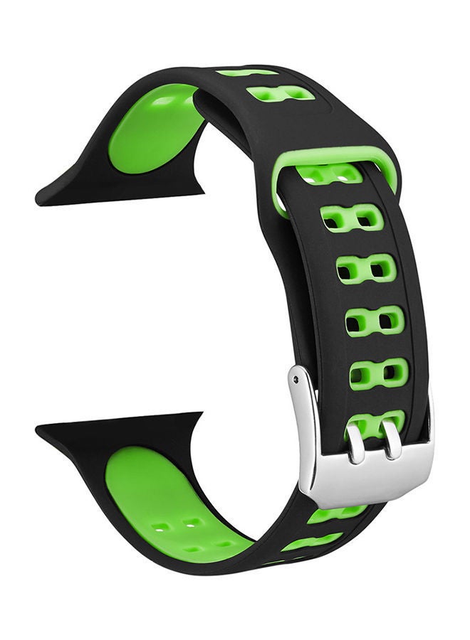 NIBEMINENT Replacement Band With Protective Case Cover For Apple Watch Series 3/2/1 Multicolour - Image 1