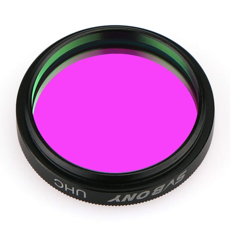 SVBONY Telescope Filter 1.25 inches UHC Filter Astrophotography to Improve The Image Contrast Reduces Light Pollution (1.25 inch) - Image 3