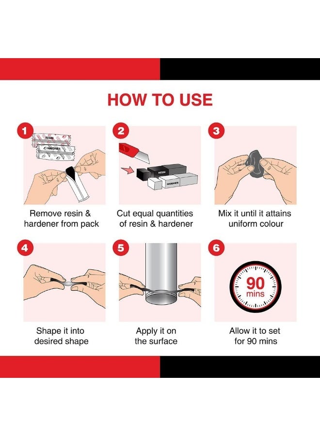 PIDILITE Epoxy Compound M-Seal Red 100grams - Image 5