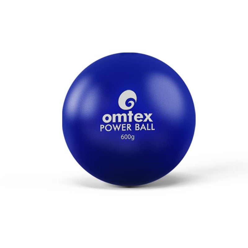 omtex Weighted Balls 600 g for Power Hitting, Batting and Pitching Training Suitable for Teenager & Athlete, Build Strength and Muscle, Improve Technique and Form - Blue - Image 2
