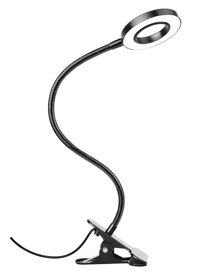 Generic Desk Light Clip on Light,Desk Lamp for Home Office, 3 Modes with 10 Brightness Dimmable Reading Light, Clamp Desk Lamp for Bed Headboard  - Image 1
