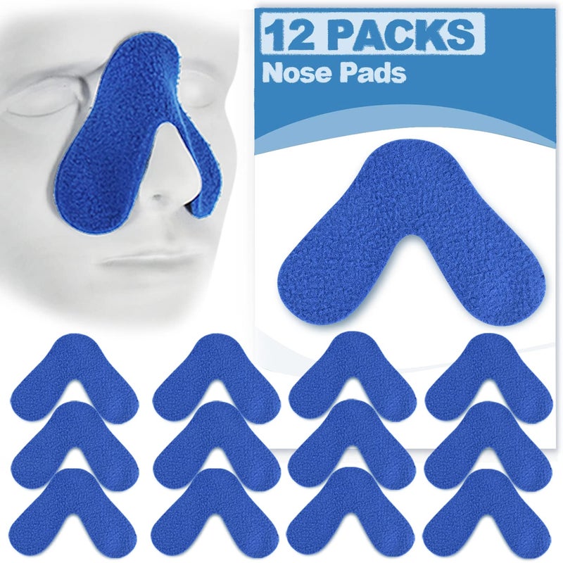 Medihealer 12 Pack Nose Pads Comfort Nose Pad for Avoiding Leaks Red Mark Pressure on Nose Bridge Can Be Trimmed Great Value Supplies
