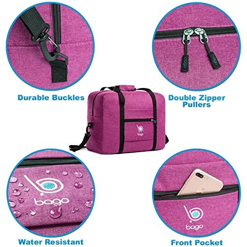 Bago Foldable Duffle Bag - Personal Item & Small Carry On for Air Travel - Fits 18x14x8 inches, Ideal for Spirit & Frontier Airlines - Image 3