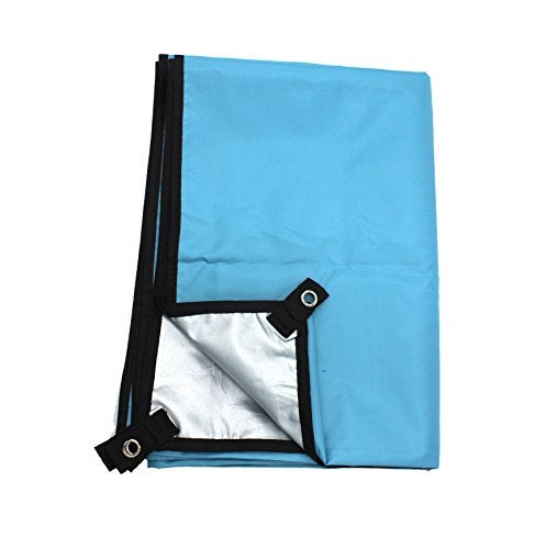 WoneNice 10x10 FT Waterproof Camping Tarp, Lightweight UV Protection Camping Cover for Tents, Beach, Picnics, Car and Adventure, Army Green - Image 3