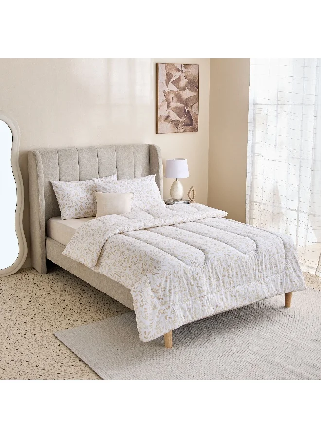 Home Box Valencia Visby 5-Piece BIAB Printed Cotton Twin Comforter Set - 160x220 cm