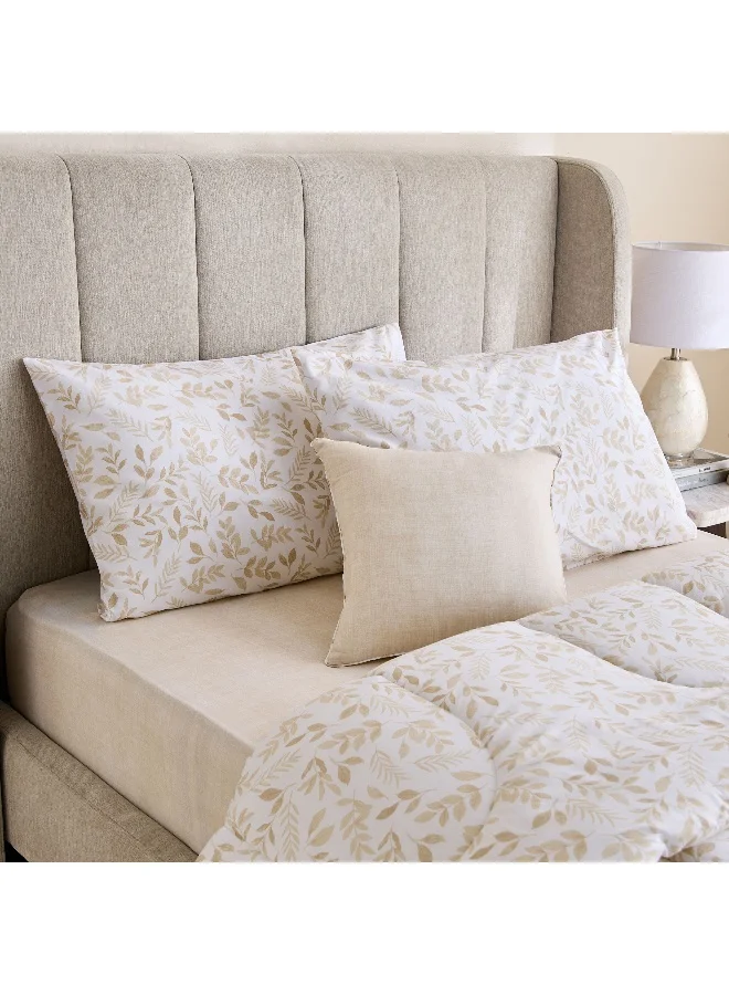 Home Box Valencia Visby 5-Piece BIAB Printed Cotton Twin Comforter Set - 160x220 cm