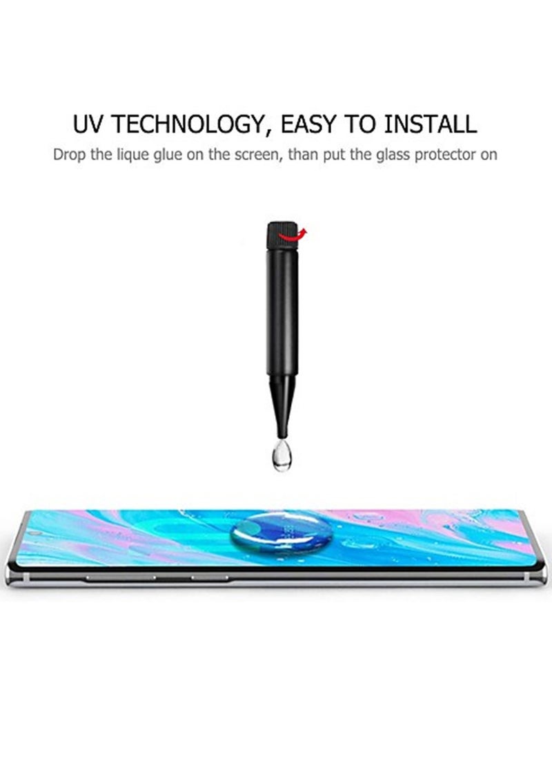 Generic - For Infinix Hot 50 Pro Plus 4G Screen Protector – UV Liquid Glue Full Screen Edge to Edge Tempered Glass Screen Protector, High Transparency, Delicate Touch, Anti-Explosion, Smooth Arc Edges. - Image 1