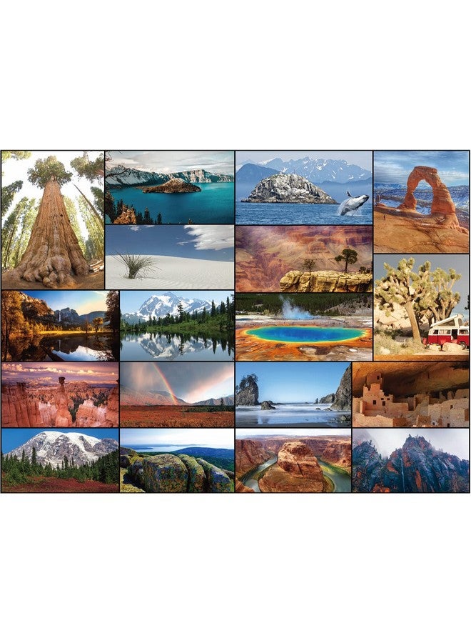 Better Me Our National Parks 100 Piece Puzzles Kids Puzzles Usa National Park Puzzle Acadia National Park Yellowstone National Park Zion Arches Crater Lake Mount Rainier Etc (Our National Parks 100Pc) - Image 1