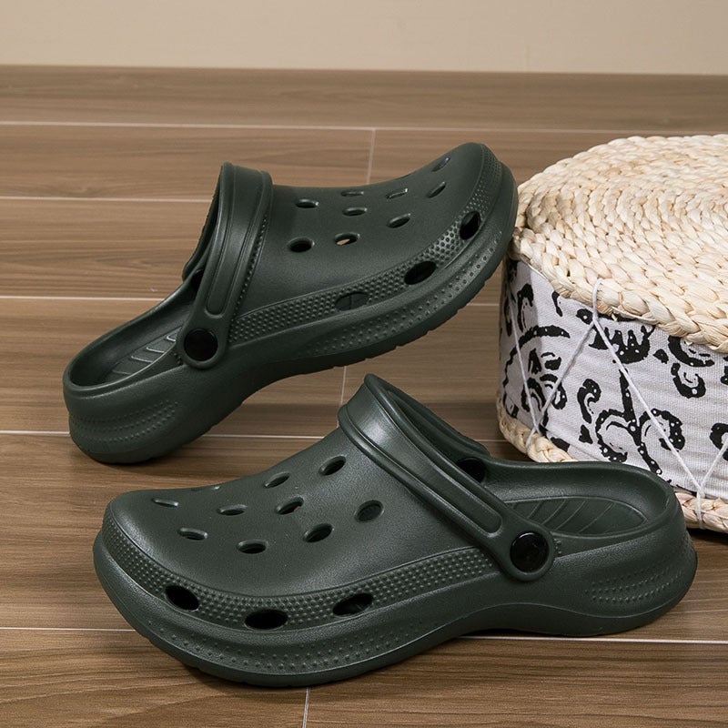 In-Stock Men'S And Women'S Clogs Model Women'S Slippers And Sandals Dual-Use Couple'S Clogs Slippers - Image 1