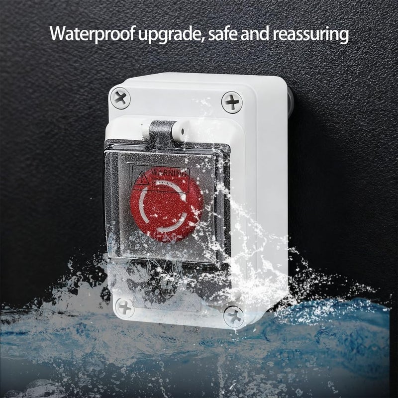 Crisis Stop Button Change Waterproof ABS Electrical Device for Outdoor Installations and Quick Power Break - Image 4