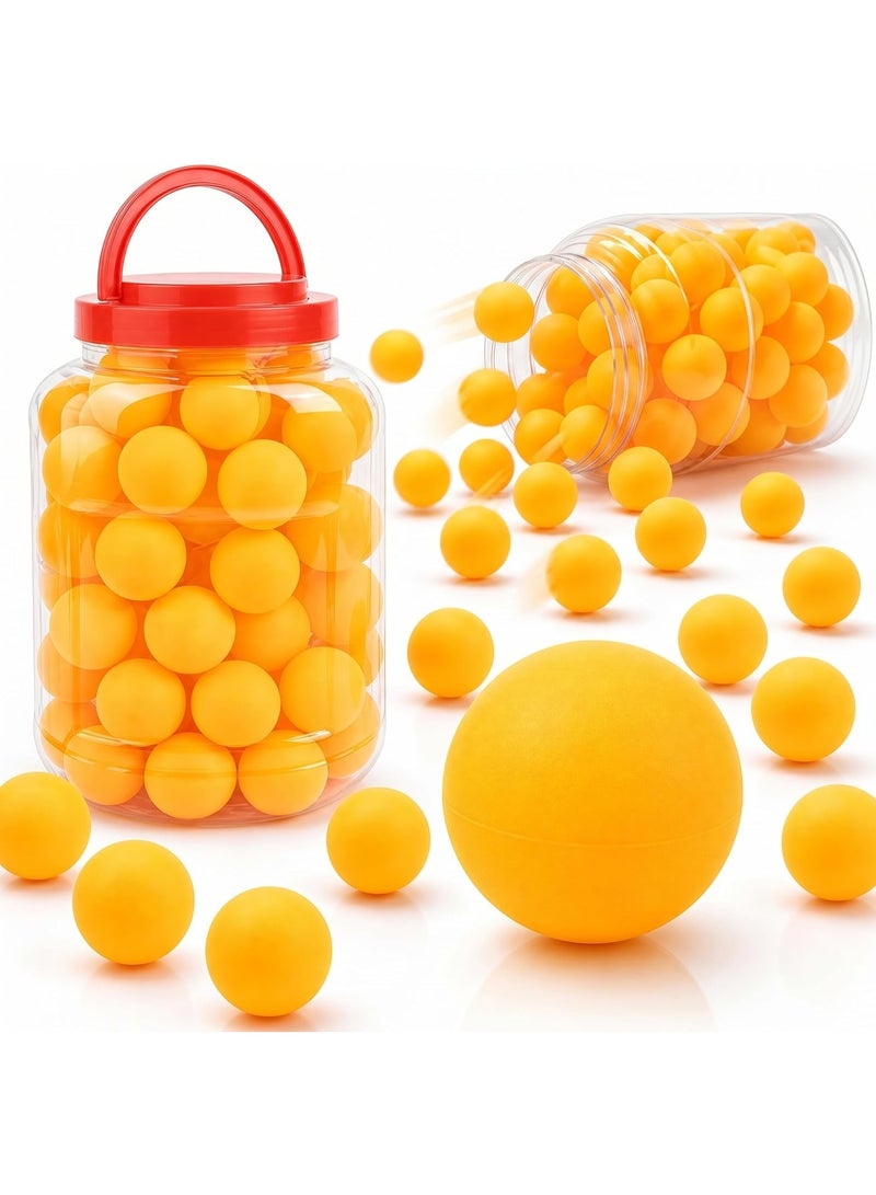 Ping Pong Balls 60 Pack – 3 Star Table Tennis Balls 40mm ABS, ITTF Standard Training Balls with Portable Storage Jar u0026 Carry Handle for Indoor Outdoor Practice, Beer Pong u0026 Gifts - Image 1