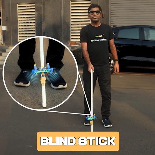 WitBlox Sonar (Ultrasonic) Sensor Kit – Perfect for School Projects, Science Exhibition & Science Fair Models|Build Safety Alert |STEM Robotics DIY Age 8,9,10,11,12,13,14 |Free Classes| Made in India - Image 4