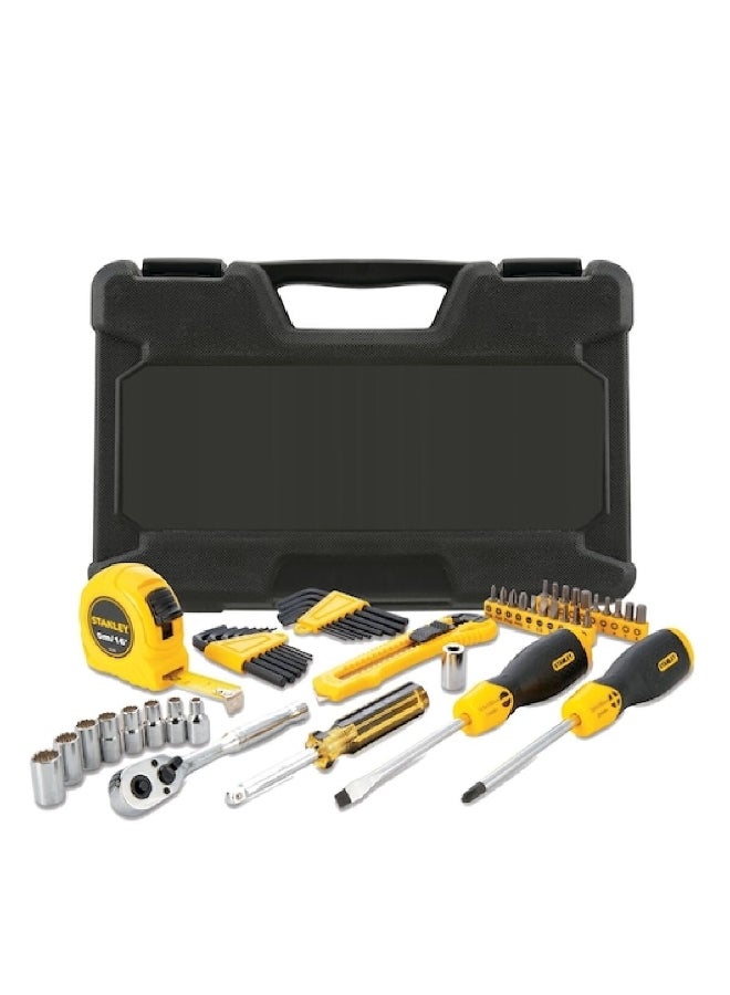Stanley 51-Piece Bi-Material Durable Mixed Tool Set with Kitbox Multicolour 7 x 21 x 31.5 cm STMT0-74864 - Image 1