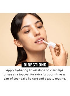 Neutrogena زيت شفاه ملون هيدرو بوست مع حمض الهيالورونيك، زيت شفاه لامع مصمم لترطيب وتغذية الشفاه مع إبراز لونها الطبيعي، وردي فاتح 2 أونصة  - Image 5