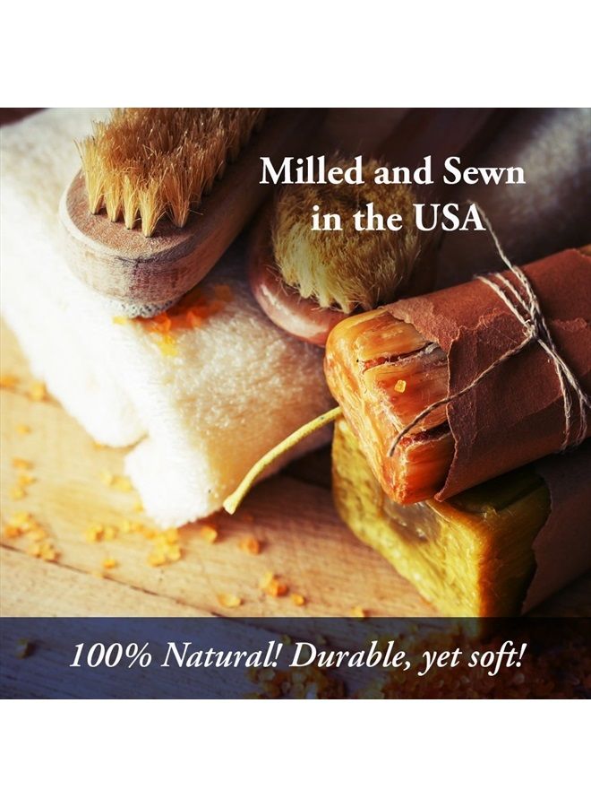 Heritage Store Cotton Organic Flannel | Use in Castor Oil Pack | Natural & Unbleached, Sewn in USA | Reusable | 13 x 15 - Image 2