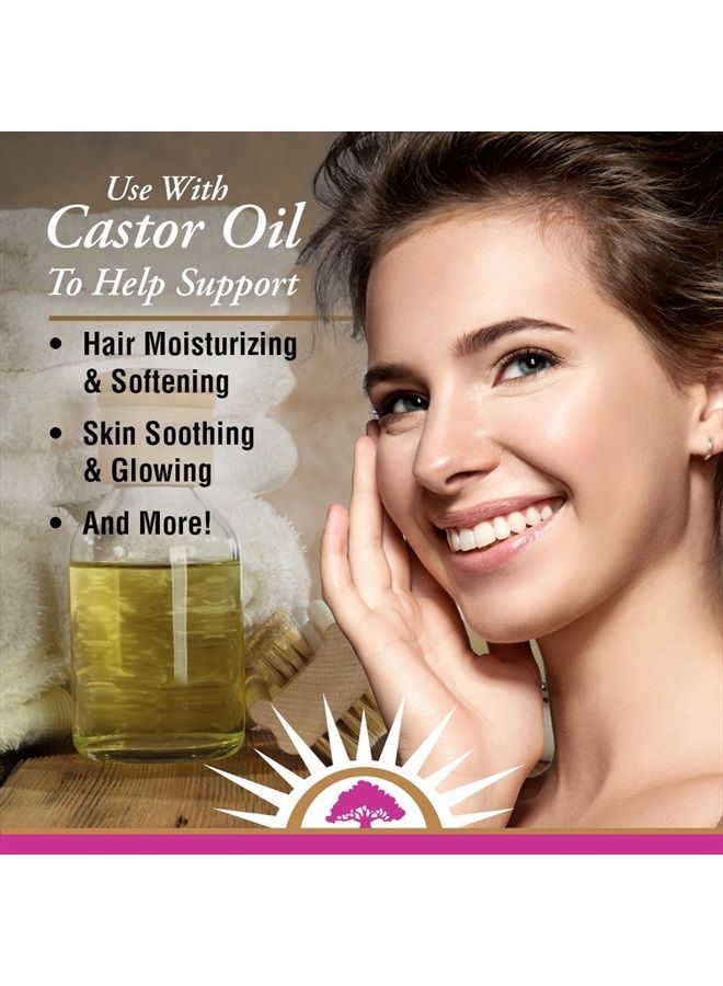 Heritage Store Cotton Organic Flannel | Use in Castor Oil Pack | Natural & Unbleached, Sewn in USA | Reusable | 13 x 15 - Image 4