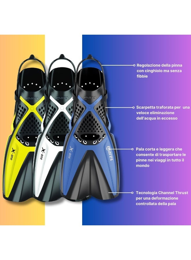 Mares Mares Aquazone X-One Adult Snorkel Fin  - Image 4