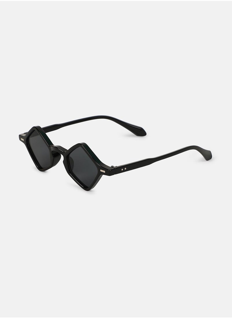Haute Sauce Polarized Full Rim Diamond Sunglasses For Women  - Image 5