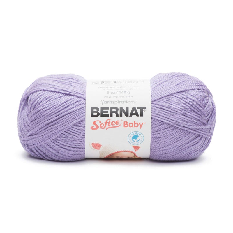 Bernat Softee Baby Yarn, 5 oz, Lavender, 1 Ball - Image 1