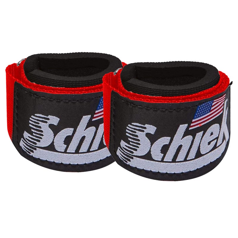 Schiek Sports Model 110WS Ultimate Weightlifting Wrist Supports - Red - Image 1