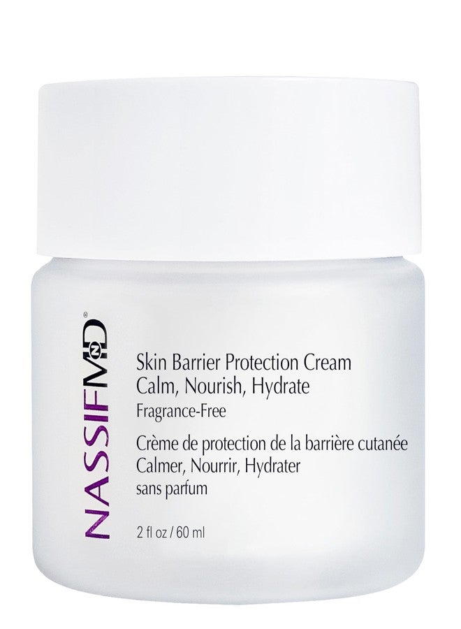 NassifMD Skin Barrier Protection Cream with Centella Asiatica - Healing Moisturizer for Sensitive & Post-Treatment Skin - Reduces Redness, Plumps Fine Lines - Image 1