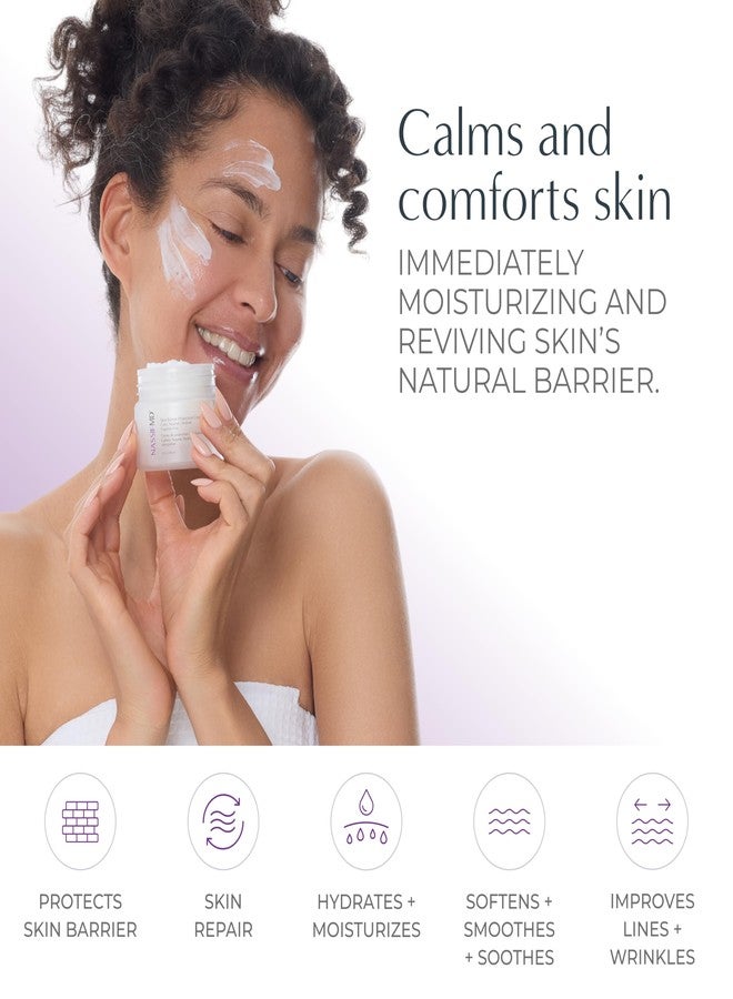 NassifMD Skin Barrier Protection Cream with Centella Asiatica - Healing Moisturizer for Sensitive & Post-Treatment Skin - Reduces Redness, Plumps Fine Lines - Image 3