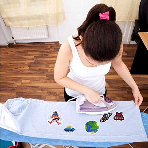 YLY Iron On Patch,21Pcs Solar System Space Planets Embroidered Patches Applique Kit Assorted Size Decoration Sew On Patches for Clothing,Bag,Cap,Jacket,Backpack,Jeans - Image 4