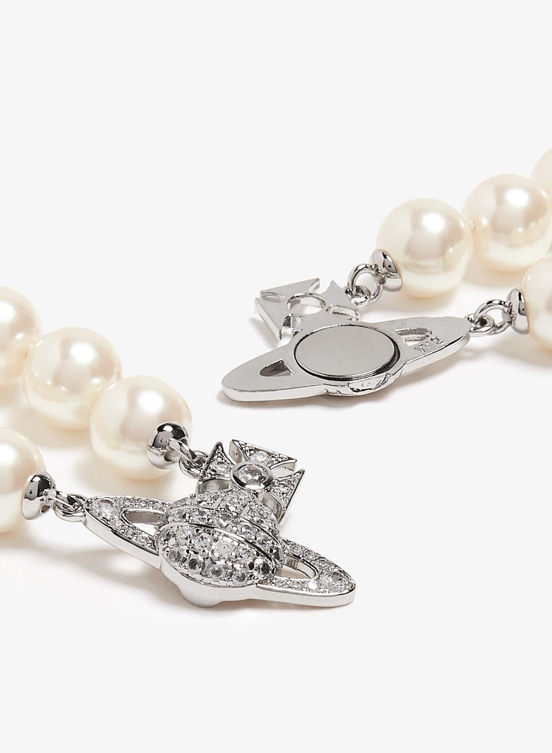 فيفيان ويستوود قلادة مزدوجة من اللؤلؤ زحل - Image 3