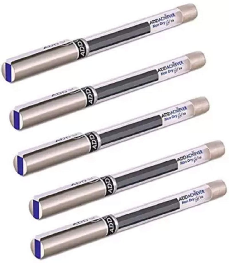 ADD Gel Achiver Gel Pen Pack 5 Gel Blue Pen (Pack Of 5) - Image 2