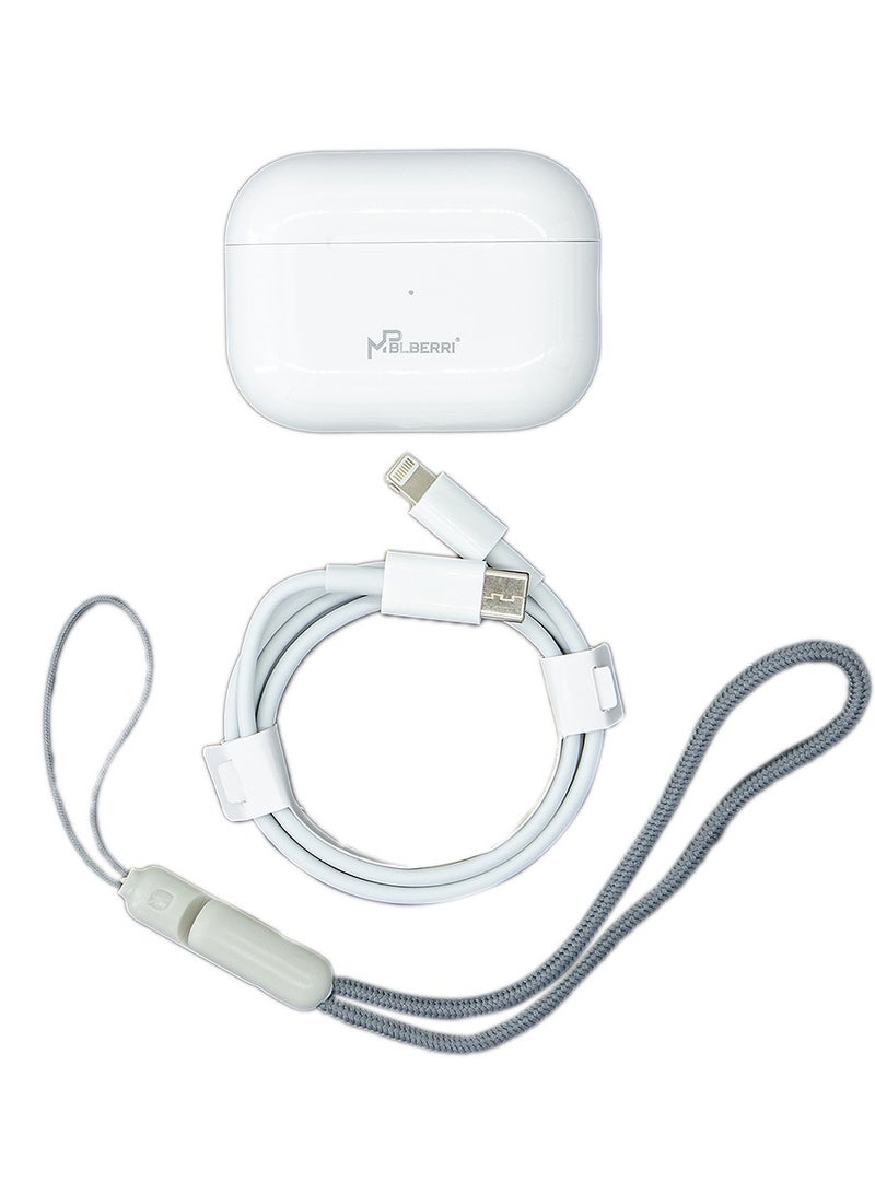 MP BLBERRI Wireless Earphone Generation Pro 2 - White - Image 4