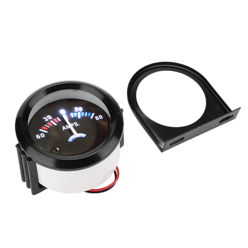 Car Ammeter 60-0-60A Pointer Gauge - Back Light Car Ammeter Voltmeter for Night Driving Installation - Image 1